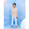 LCW Kids PEMBE Basic Uzun Kollu Poplin Erkek Çocuk Gömlek
