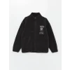 LCW Kids ANTRASİT Rahat Kalıp Dik Yaka Polar Erkek Çocuk Fermuarlı Sweatshirt