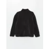 LCW Kids ANTRASİT Rahat Kalıp Dik Yaka Polar Erkek Çocuk Fermuarlı Sweatshirt