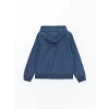 LCW Kids İNDİGO Kapüşonlu Erkek Çocuk Mont