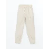 LCW Kids BEJ Beli Lastikli Erkek Çocuk Jogger Pantolon