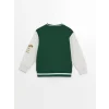 LCW Kids YEŞİL Rahat Kalıp Bisiklet Yaka Erkek Çocuk Sweatshirt