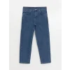LCW Kids İNDİGO Beli Ayarlanabilir Lastikli Erkek Çocuk Jean Pantolon