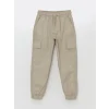 LCW Kids BEJ Beli Lastikli Erkek Çocuk Kargo Jogger Pantolon