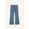 Defacto D7096 Mavi Kız Çocuk Flare Fit İspanyol Paça Jean Pantolon