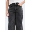 Defacto D7094 DENIM Kız Çocuk Wide Leg Geniş Bol Paça Pamuklu Jean Pantolon