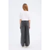 Defacto D7094 DENIM Kız Çocuk Wide Leg Geniş Bol Paça Pamuklu Jean Pantolon