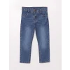 LCW Kids İNDİGO Beli Ayarlanabilir Basic Erkek Çocuk Jean Pantolon