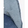 LCW Kids MAVİ Beli Lastikli Kız Çocuk Jean Şort Etek
