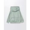 LCW Kids YEŞİL Kapüşonlu Kız Çocuk Yağmurluk