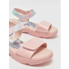 LCW STEPS PEMBE Çapraz Bantlı Kız Çocuk Sandalet