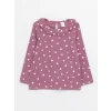 LCW Kids MOR Bisiklet Yaka Uzun Kollu Kız Bebek Bluz 2li