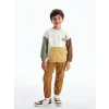 LCW Kids KAHVERENGİ Beli Lastikli Erkek Çocuk Jogger Pantolon