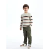 LCW Kids HAKİ Beli Lastikli Erkek Çocuk Jogger Pantolon