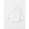 LCW Kids BEYAZ Uzun Kollu Basic Erkek Çocuk Gömlek