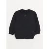 LCW Kids LACİVERT Kolej Yaka Uzun Kollu Basic Erkek Bebek Fermuarlı Sweatshirt
