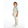 LCW Kids BEJ Beli Lastikli Erkek Bebek Kargo Pantolon
