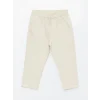LCW Kids BEJ Beli Lastikli Erkek Bebek Kargo Pantolon