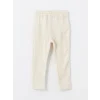LCW Kids BEJ Beli Lastikli Erkek Bebek Pantolon