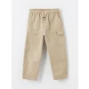 LCW Kids BEJ Beli Lastikli Basic Erkek Bebek Kargo Pantolon