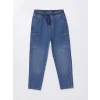 LCW Kids İNDİGO Beli Lastikli Basic Erkek Bebek Jean Pantolon