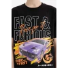 Defacto E3121 Siyah Erkek Çocuk Fast & Furious Bisiklet Yaka Kısa Kollu Tişört