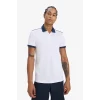 Defacto D9780 Beyaz DeFactoFit Slim Fit Dar Kesim Sporcu Kısa Kollu Pike Polo Tişört