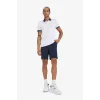 Defacto D9780 Beyaz DeFactoFit Slim Fit Dar Kesim Sporcu Kısa Kollu Pike Polo Tişört