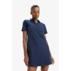 Defacto D9319 Lacivert DeFactoFit Standart Fit Polo Yaka Pike Kısa Kollu Mini Sporcu Elbise