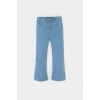 Defacto E0423 Mavi Kız Bebek Flare Fit Jean Pantolon