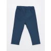 LCW Kids EKRU Polo Yaka Kısa Kollu Çizgili Erkek Bebek Tişört ve Pantolon 2li Takım