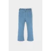 Defacto E0423 Mavi Kız Bebek Flare Fit Jean Pantolon