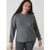 LCW Grace ANTRASİT Bisiklet Yaka Kadın Bluz