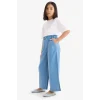 Defacto D7102 Mavi Kız Çocuk Culotte Geniş Paça Jean Pantolon