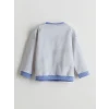 LCW baby Mor Çizgili Kız Bebek Sweatshirt ve Tayt 2li