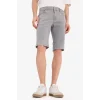 Defacto A4802 Gri Slim Fit Dar Kesim Jean Bermuda Şort