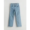 LCW Kids Mavi Beli Ayarlanabilir Lastikli Kız Çocuk Jean Pantolon