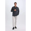 Defacto Z9933 Gri %100 Pamuk Yazlık Jogger Chino Pantolon Beli Bağcıklı Cepli Düz Paça