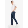 Defacto E8200 İndigo Pedro Slim Fit Dar Kalıp Normal Bel Dar Paça Jean Pantolon
