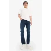 Defacto E8200 İndigo Pedro Slim Fit Dar Kalıp Normal Bel Dar Paça Jean Pantolon