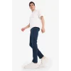 Defacto E8200 İndigo Pedro Slim Fit Dar Kalıp Normal Bel Dar Paça Jean Pantolon