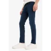 Defacto E8200 İndigo Pedro Slim Fit Dar Kalıp Normal Bel Dar Paça Jean Pantolon