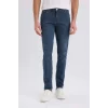 Defacto B3622 İndigo Pedro Slim Fit Dar Kalıp Normal Bel Dar Paça Jean Pantolon