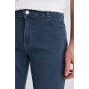 Defacto B3622 İndigo Pedro Slim Fit Dar Kalıp Normal Bel Dar Paça Jean Pantolon