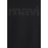 Mavi 0611807-900 Mavi Logo Baskılı Siyah Tişört