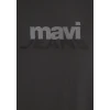 Mavi 0612355-80955 Mavi Logo Baskılı Antrasit Tişört