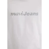 Mavi 0612523-620 Mavi Jeans Baskılı Beyaz Tişört
