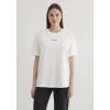 Mavi 1612518-70057 Mavi Logo Baskılı Beyaz Tişört