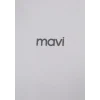 Mavi 1612829-89201 Mavi Logo Baskılı Beyaz Tişört