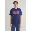 Mavi 0611711-70722 Mavi Logo Baskılı Lacivert Tişört
